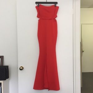 New with tags ASOS strapless long gown sz 6